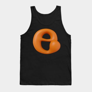 Liquid Type Letter E Tank Top